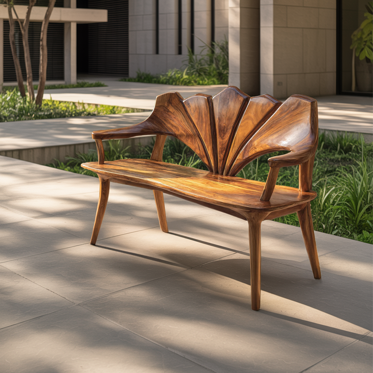 Solid Wood Live Edge Bench For Entryway And Living Area