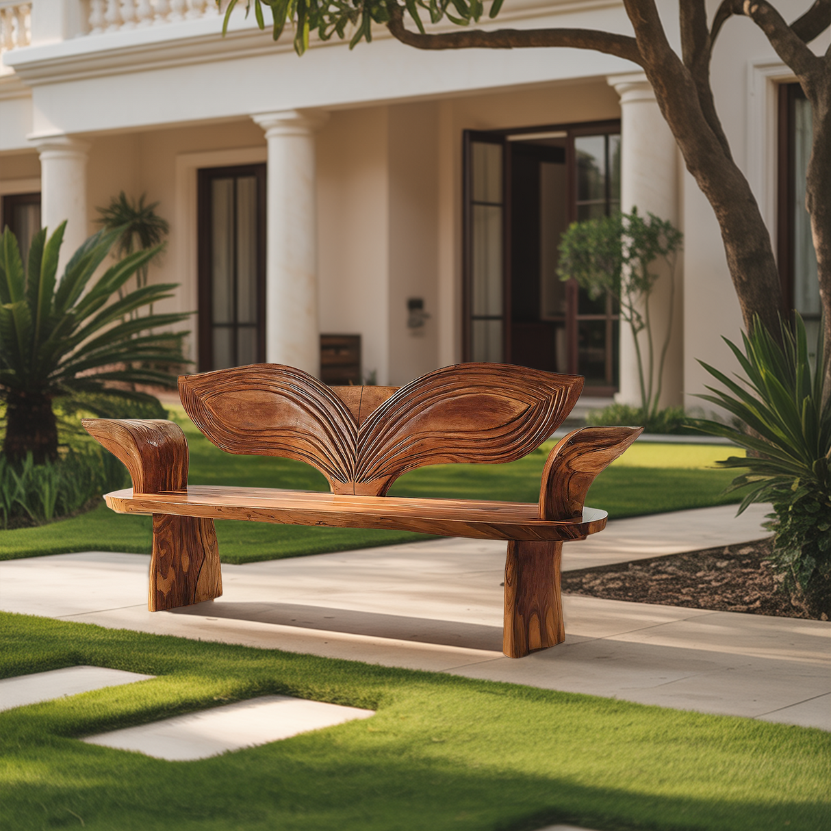 Rustic Solid Wood Entryway Bench For Hallway Furniture
