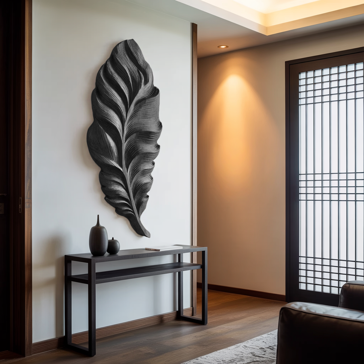 Handcrafted Feather Wall Art For Home Decor