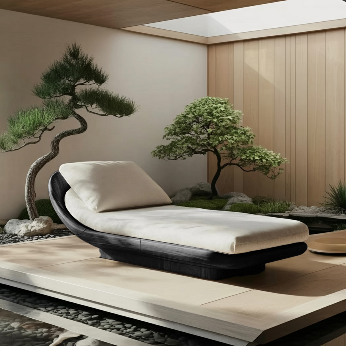 Farmhouse Solid Wood Garden Daybed For Rustic Bedroom Design