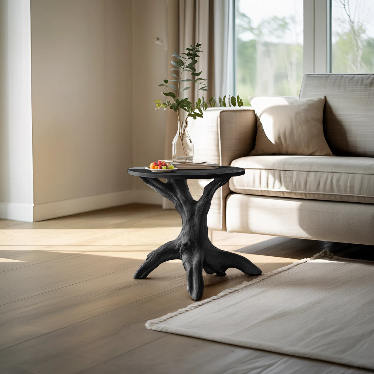 Farmhouse Wooden End Table For Furniture Decor Practical And Stylish