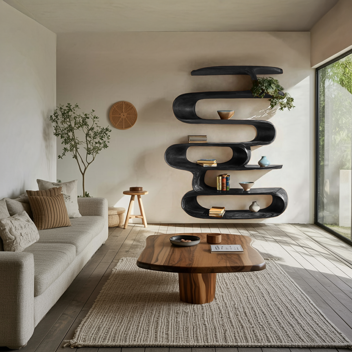 Elegant Wall-Mounted Shelf For Modern Home Decor