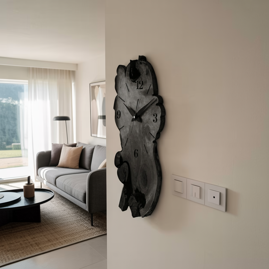 Rustic Wall Clock For Living Room Decor