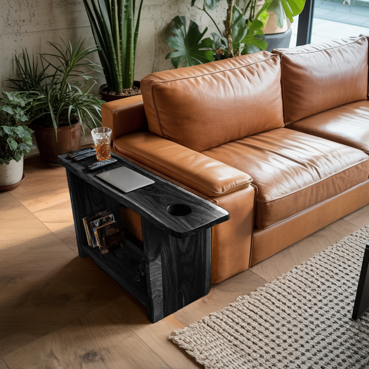 Rustic Farmhouse Side Table For Cozy Living Space