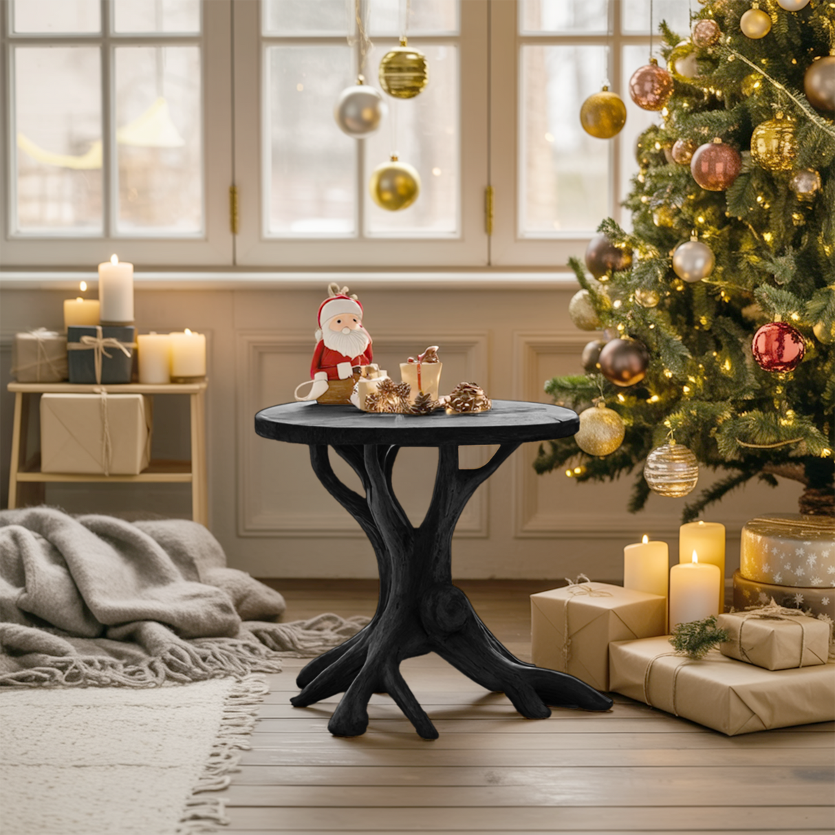 Mid Century Wooden End Table For Furniture Decor Festive Inspiration