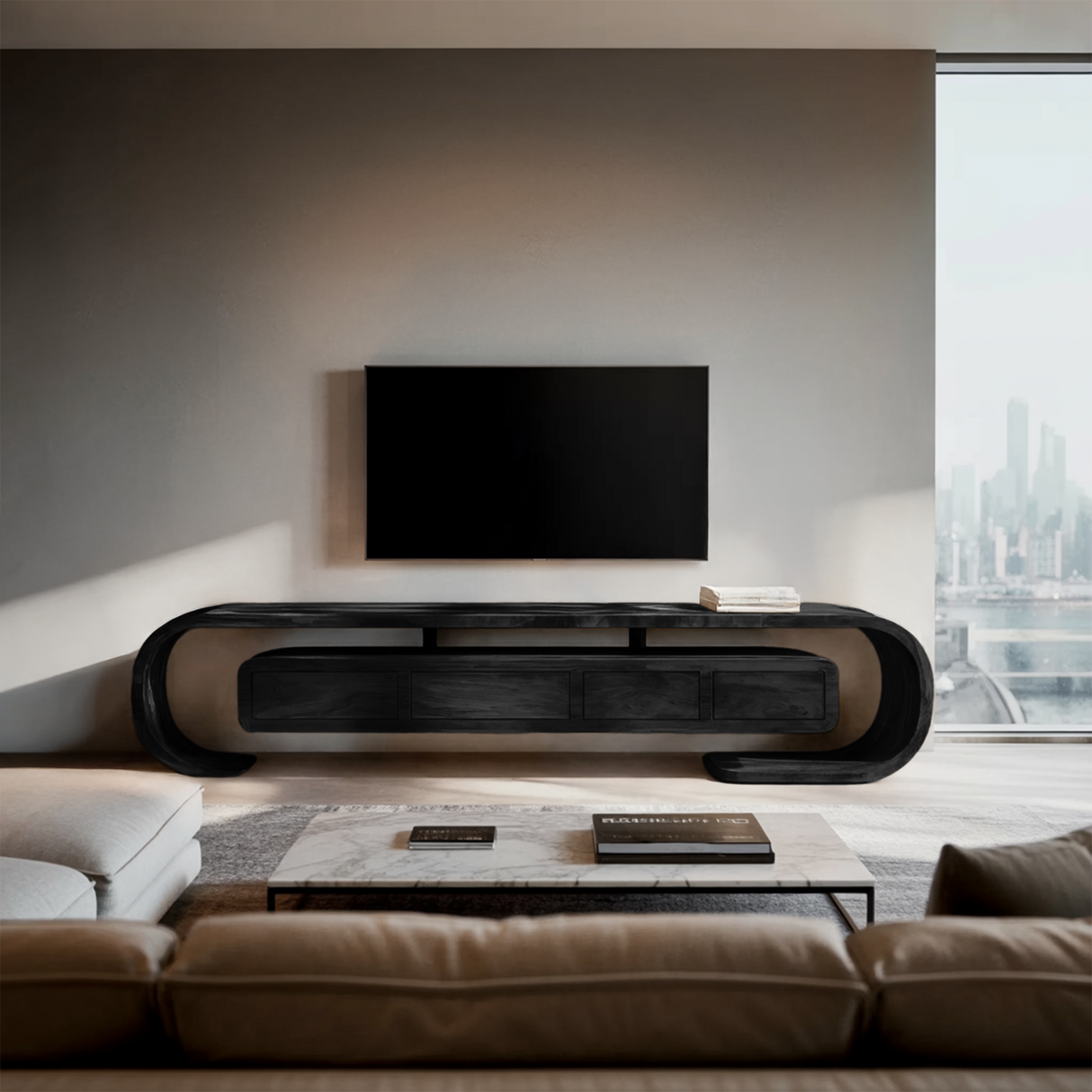 Modern TV Console For Modern Living Room Storage