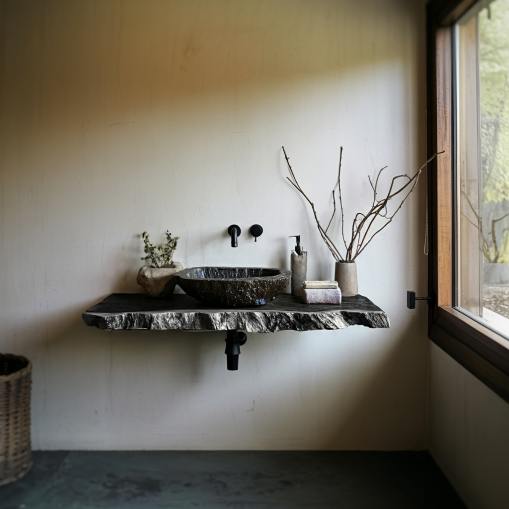 Farmhouse Bathroom Shelf Organizer For Small Bathrooms