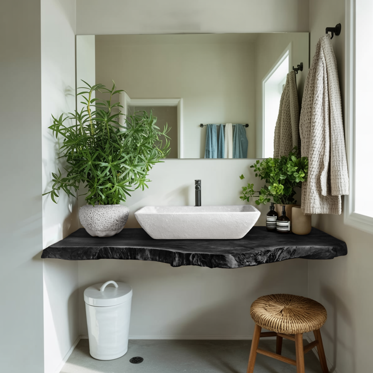 Farmhouse Bathroom Vanity For Natural Furniture Decor