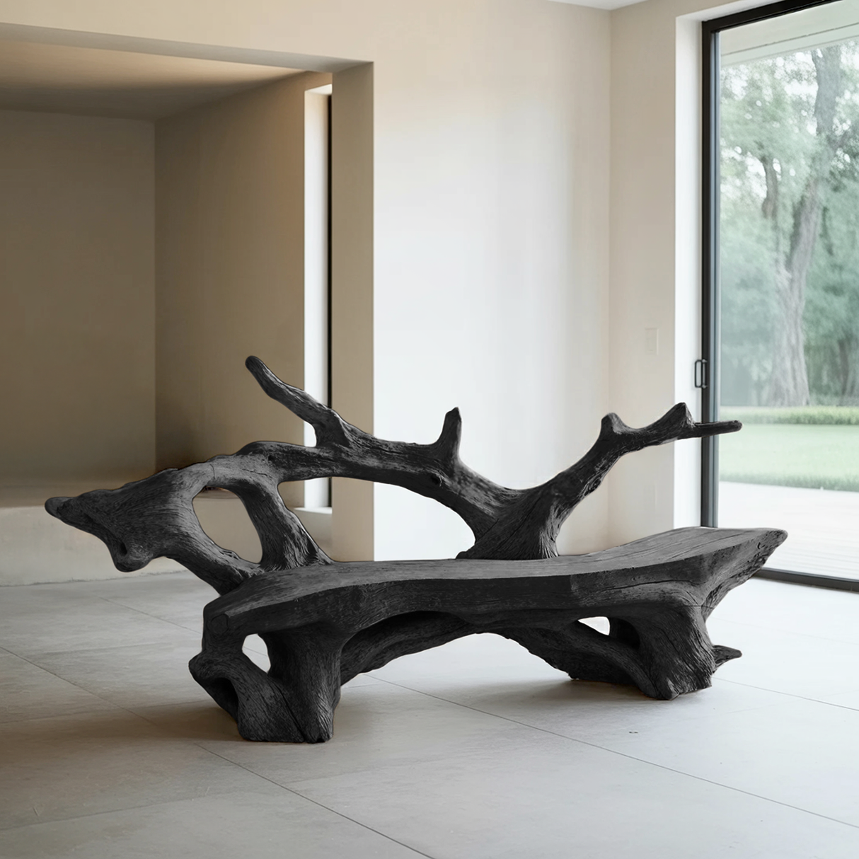 Farmhouse Live Edge Bench Outdoor Decor For Unique Garden Spaces