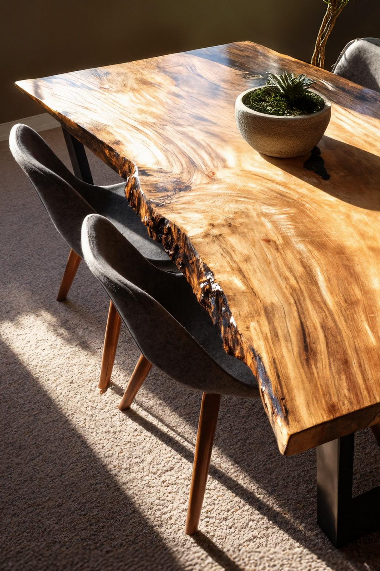 Dining Room Mid Century Solid Wood Dining Table Classic