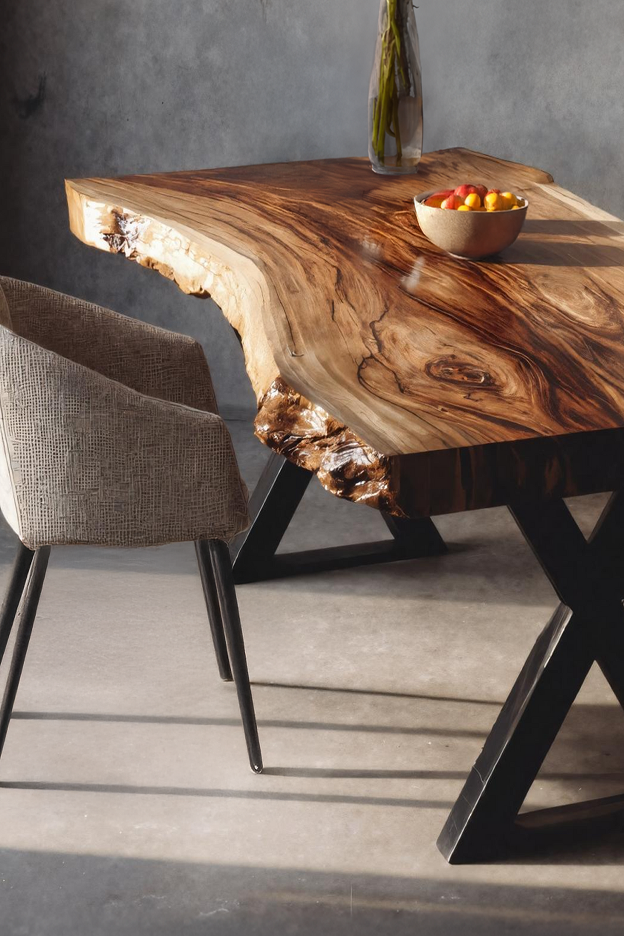 Kitchen Decor Modern Solid Wood Dining Table Minimal Legs