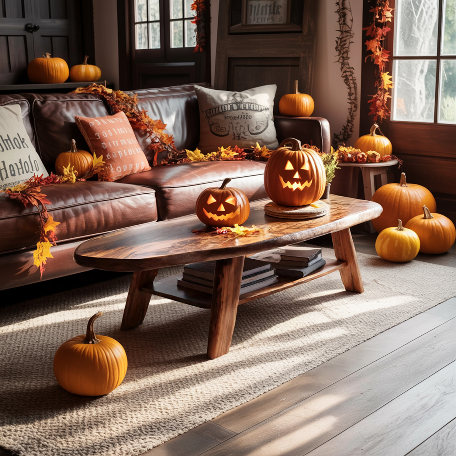 Farmhouse Live Edge Coffee Table Entryway Design Spooky Livingroom