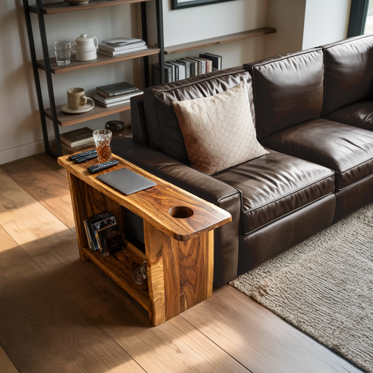 Rustic Farmhouse Side Table For Cozy Living Space