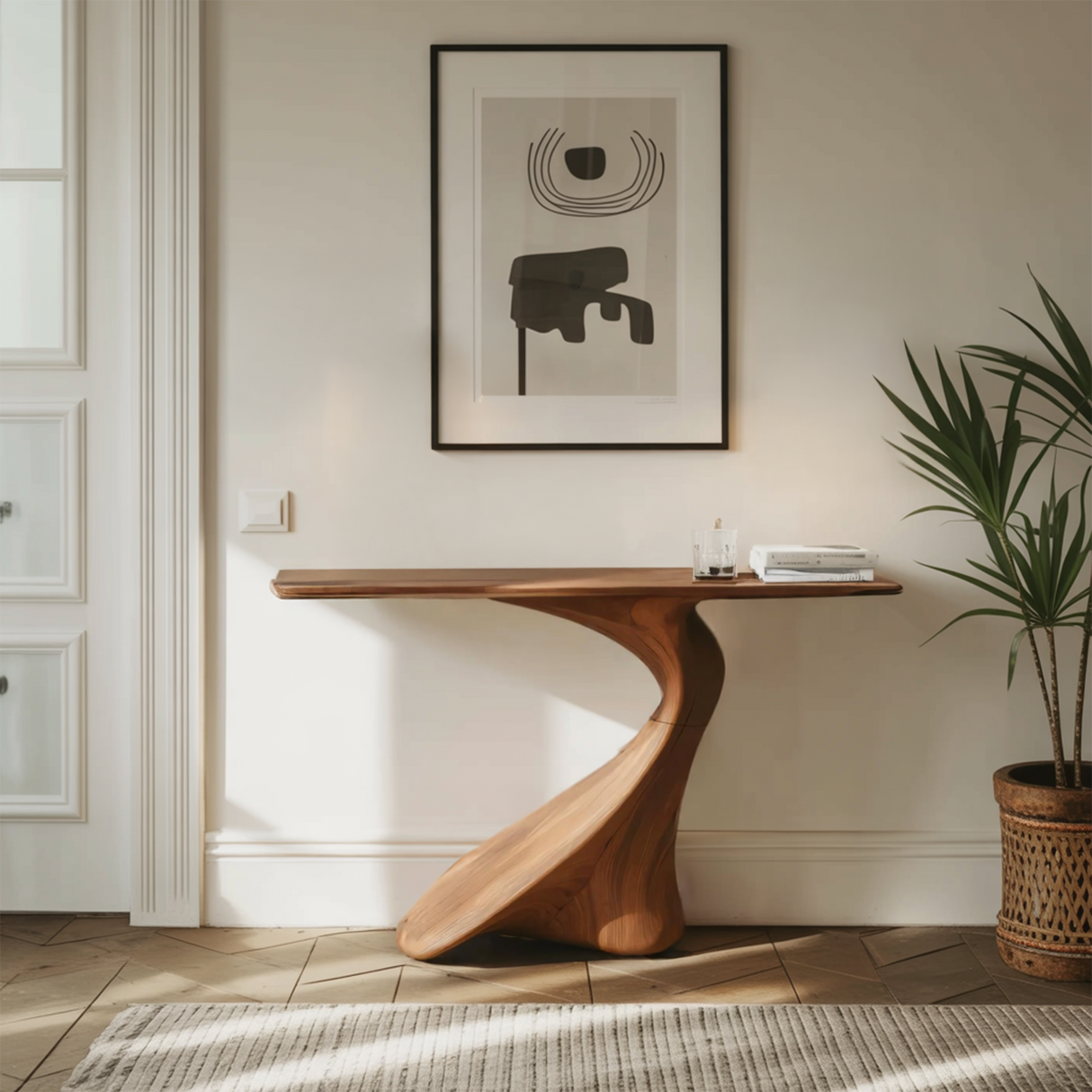 Rustic Chic Console Table Entryway Design