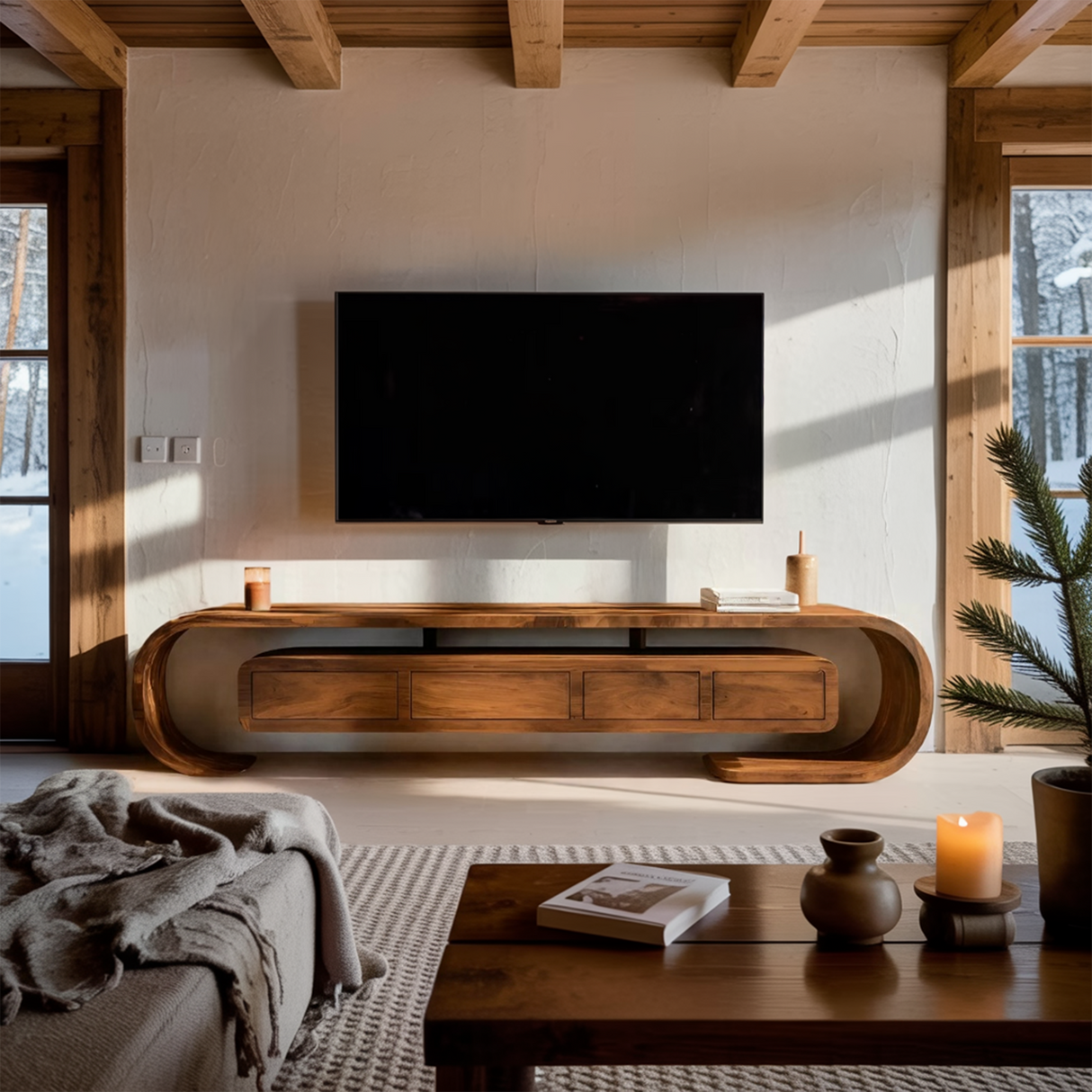 Modern TV Console For Modern Living Room Storage