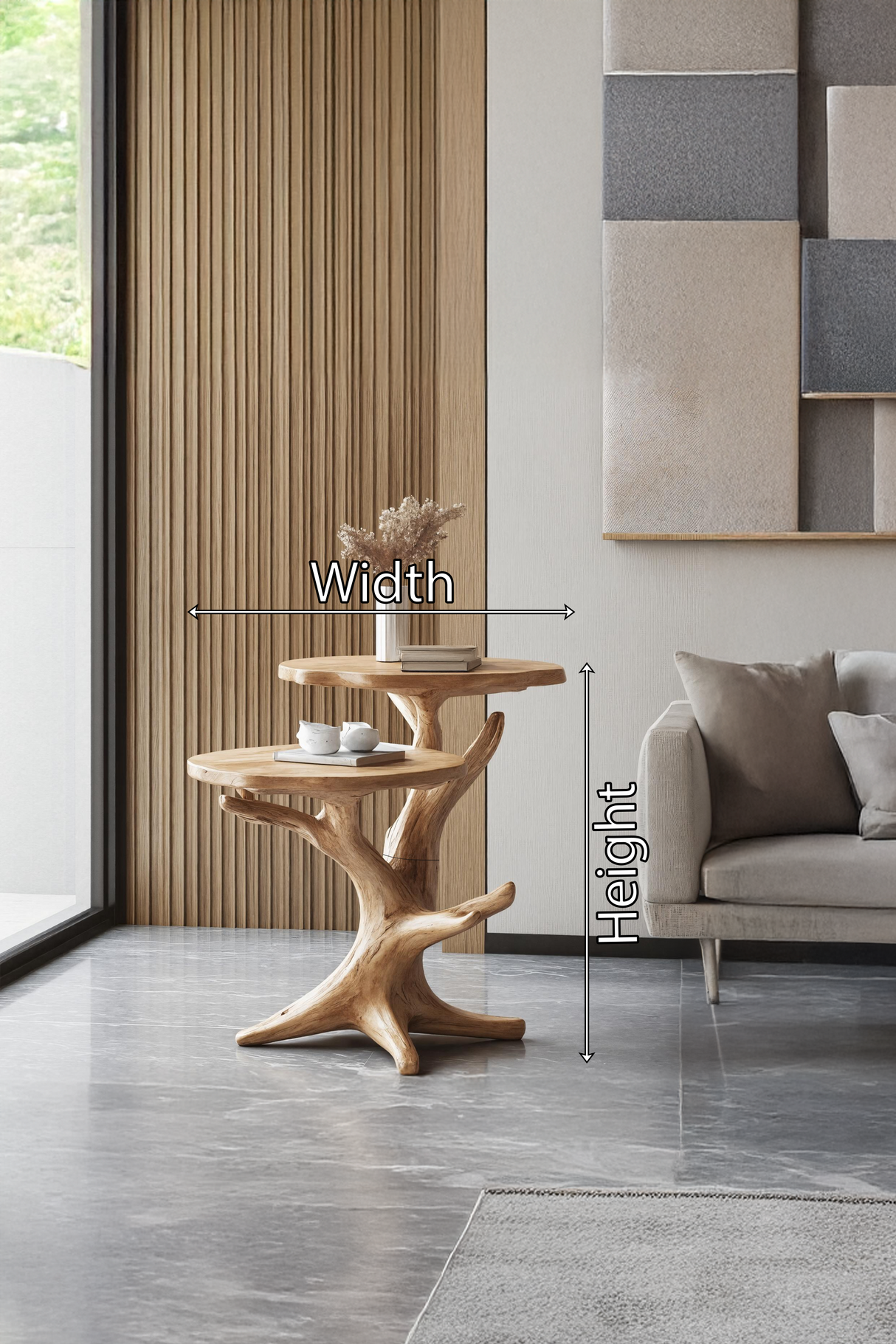 Mid Century Wooden End Table For Furniture Decor Elegant Living Room