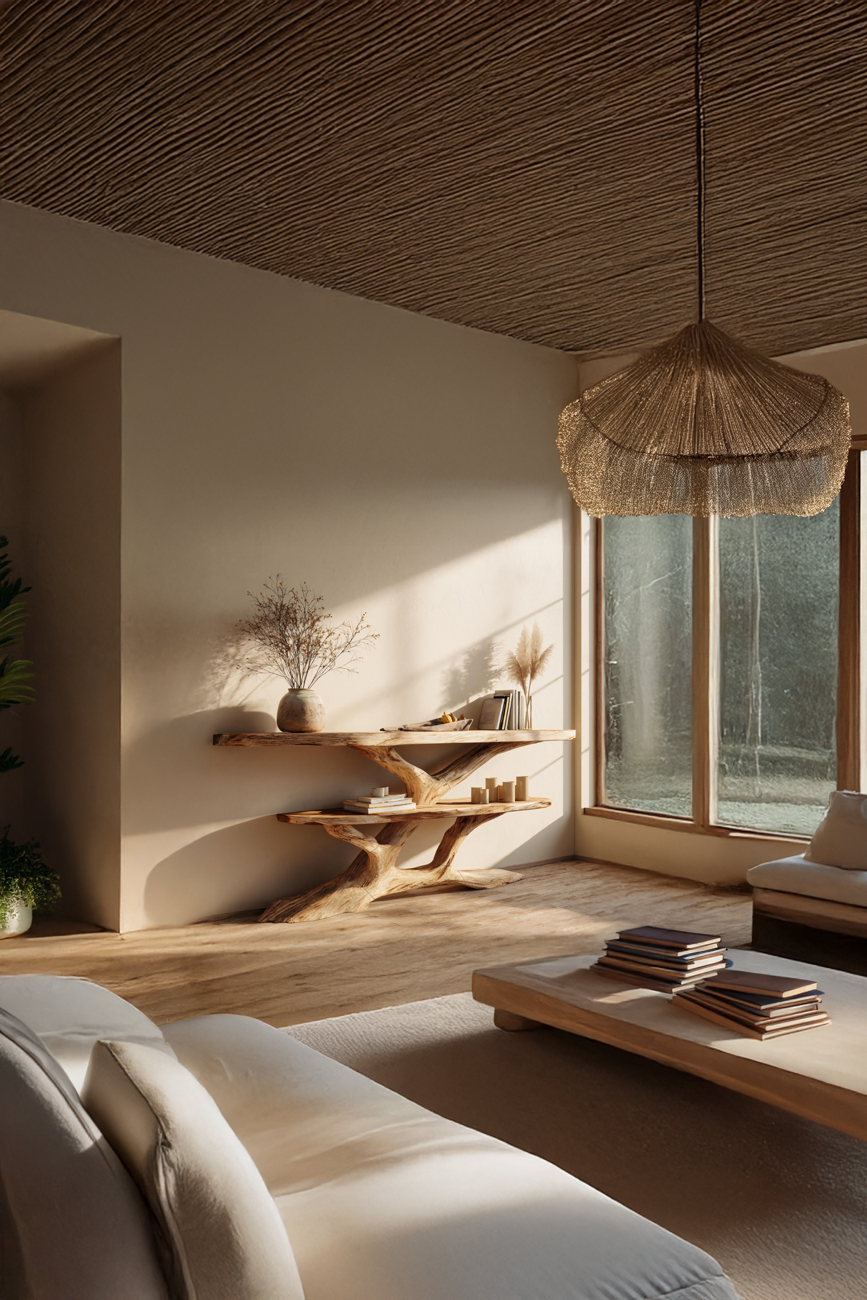 Mid Century Solid Wood Console Table For Classic Entryway Furniture