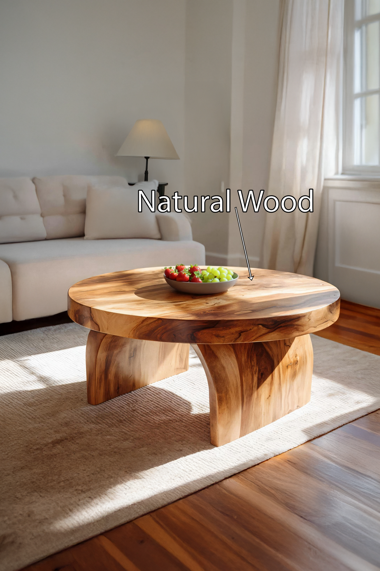 Handcrafted Solid Wood Coffee Table For Living Roomdecor And Home Decor