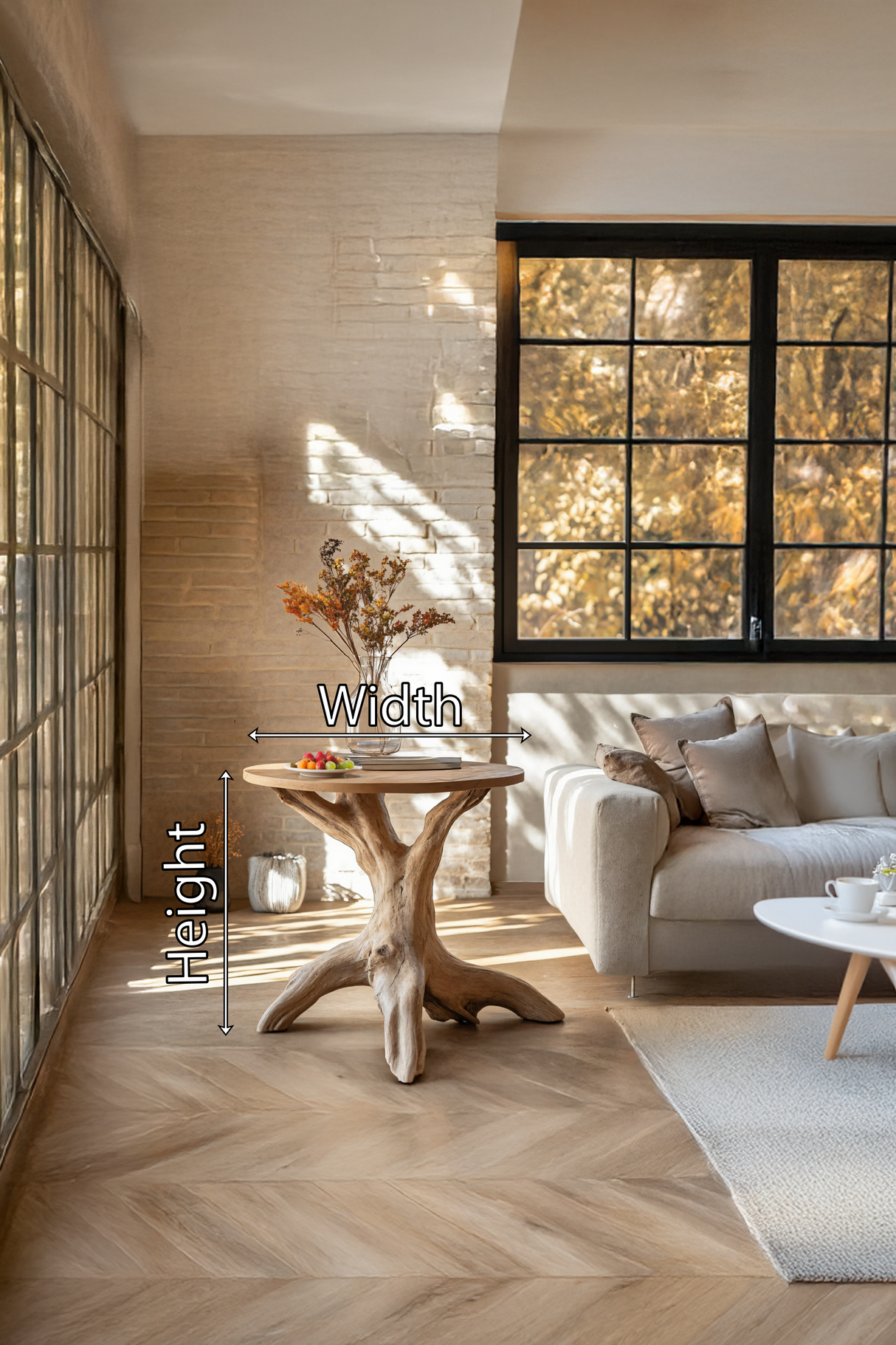 Farmhouse Wooden End Table For Furniture Decor Practical And Stylish