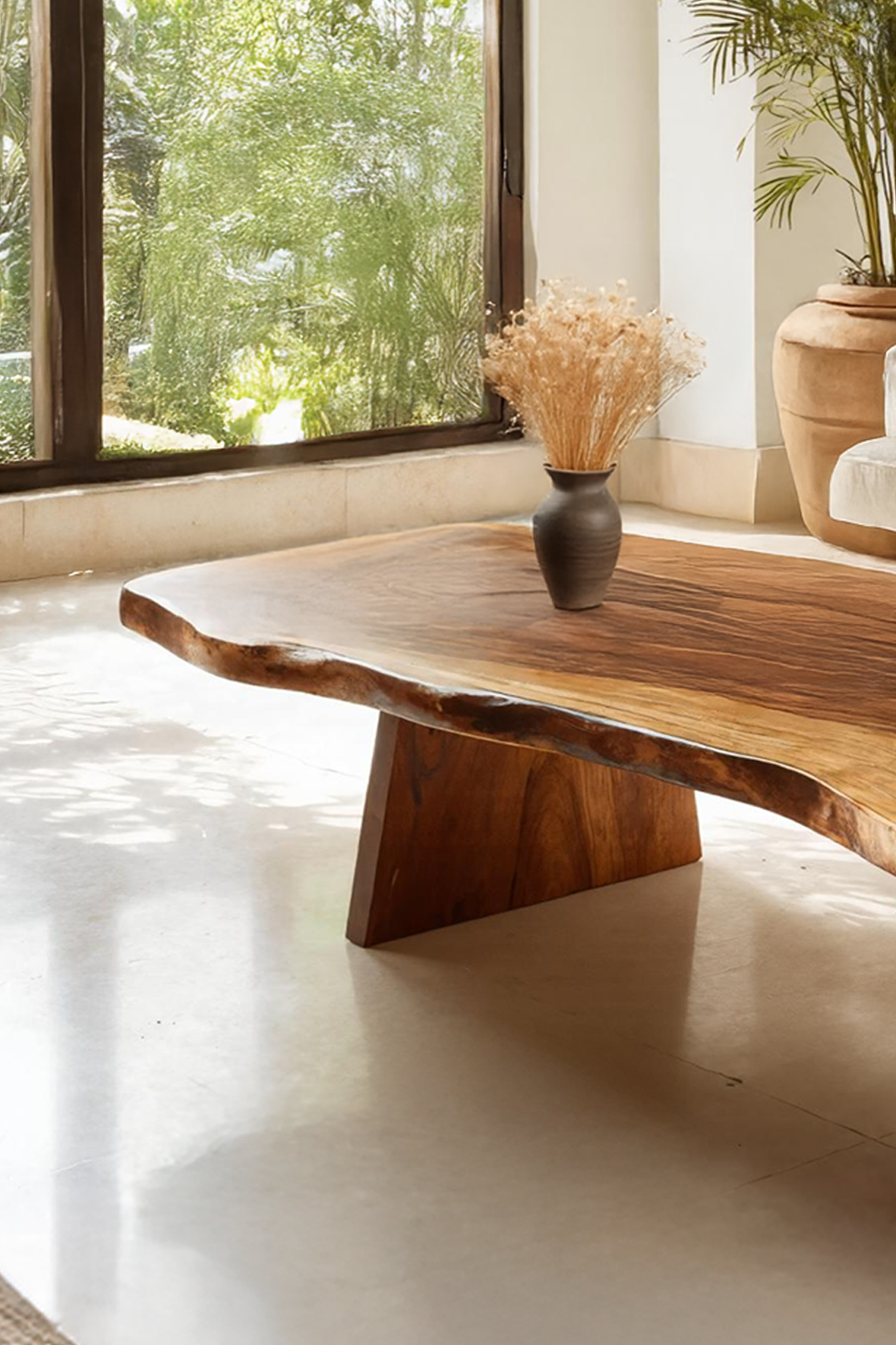 Mid Century Solid Wood Coffee Table For Living Roomdecor And Style