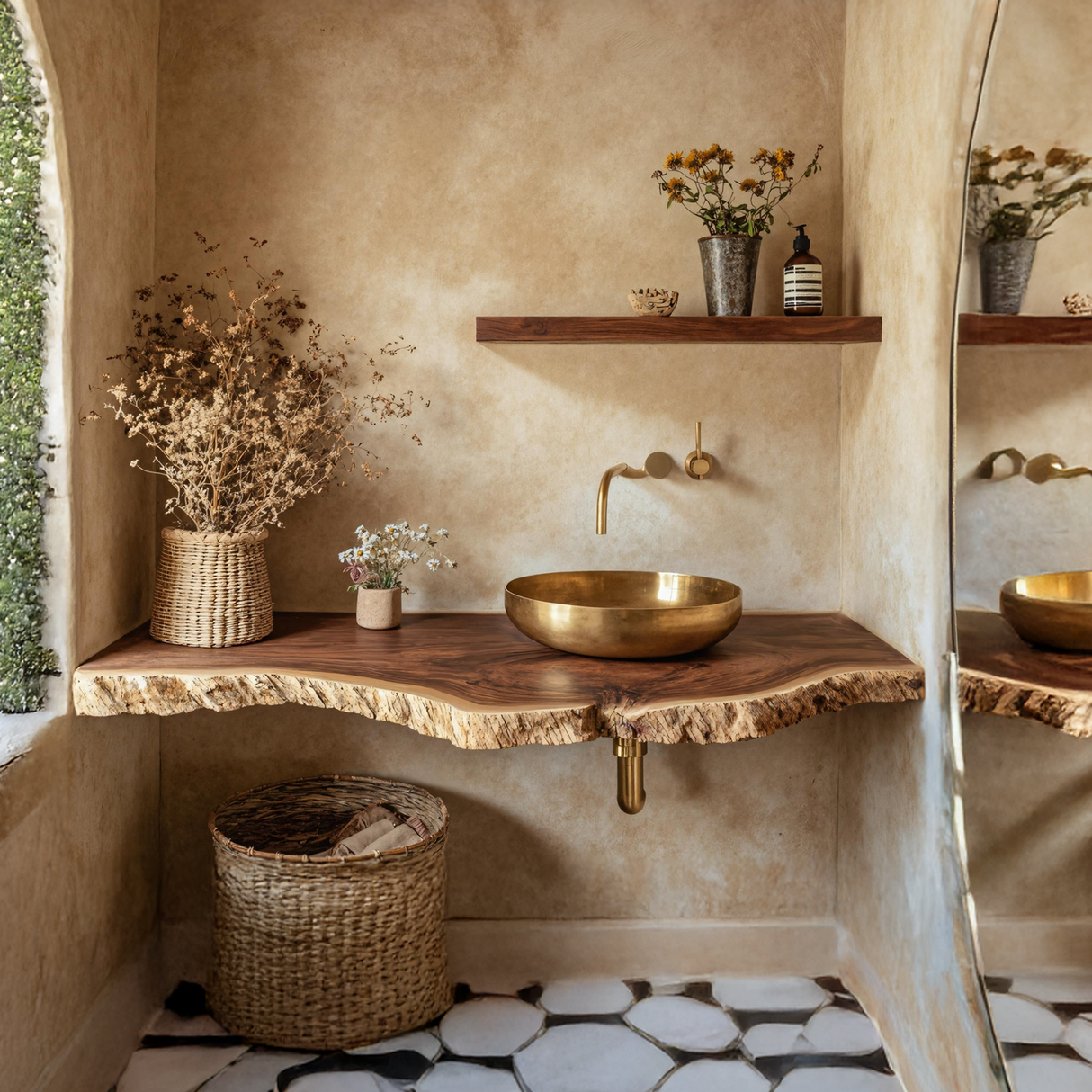 Farmhouse Style Floating Vanity For Modern Bathroom