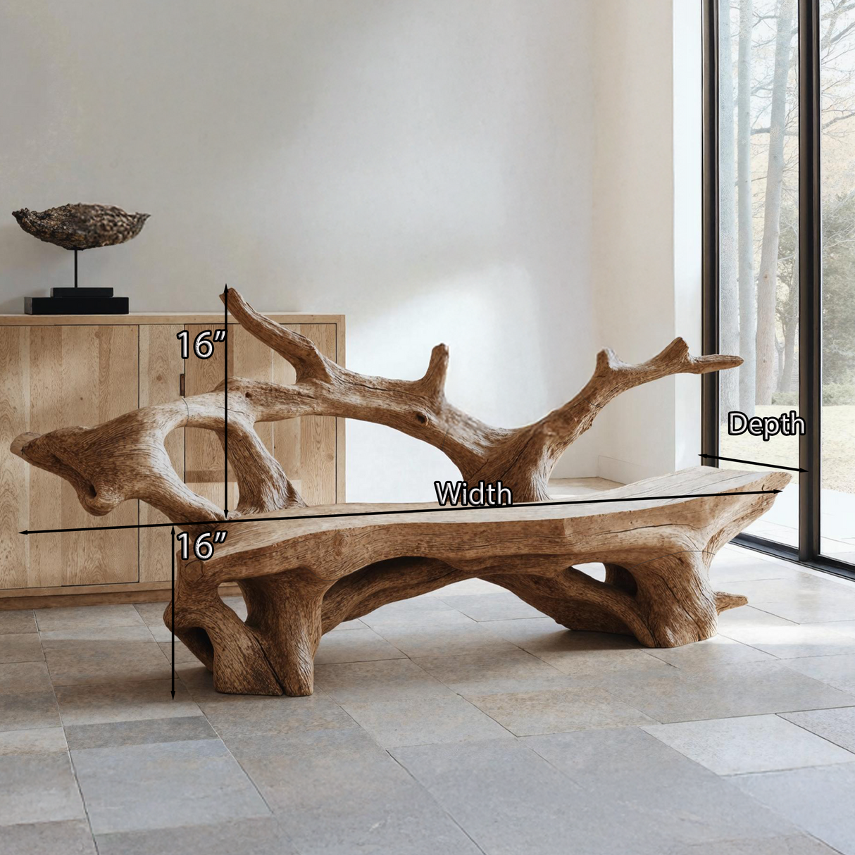 Farmhouse Live Edge Bench Outdoor Decor For Unique Garden Spaces