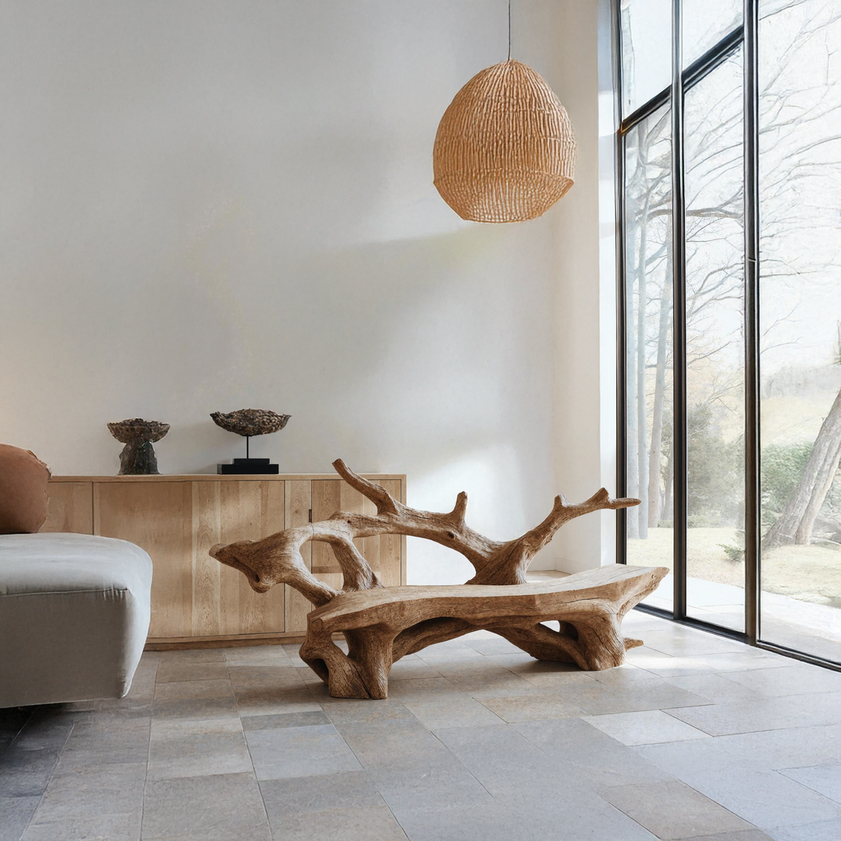 Farmhouse Live Edge Bench Outdoor Decor For Unique Garden Spaces