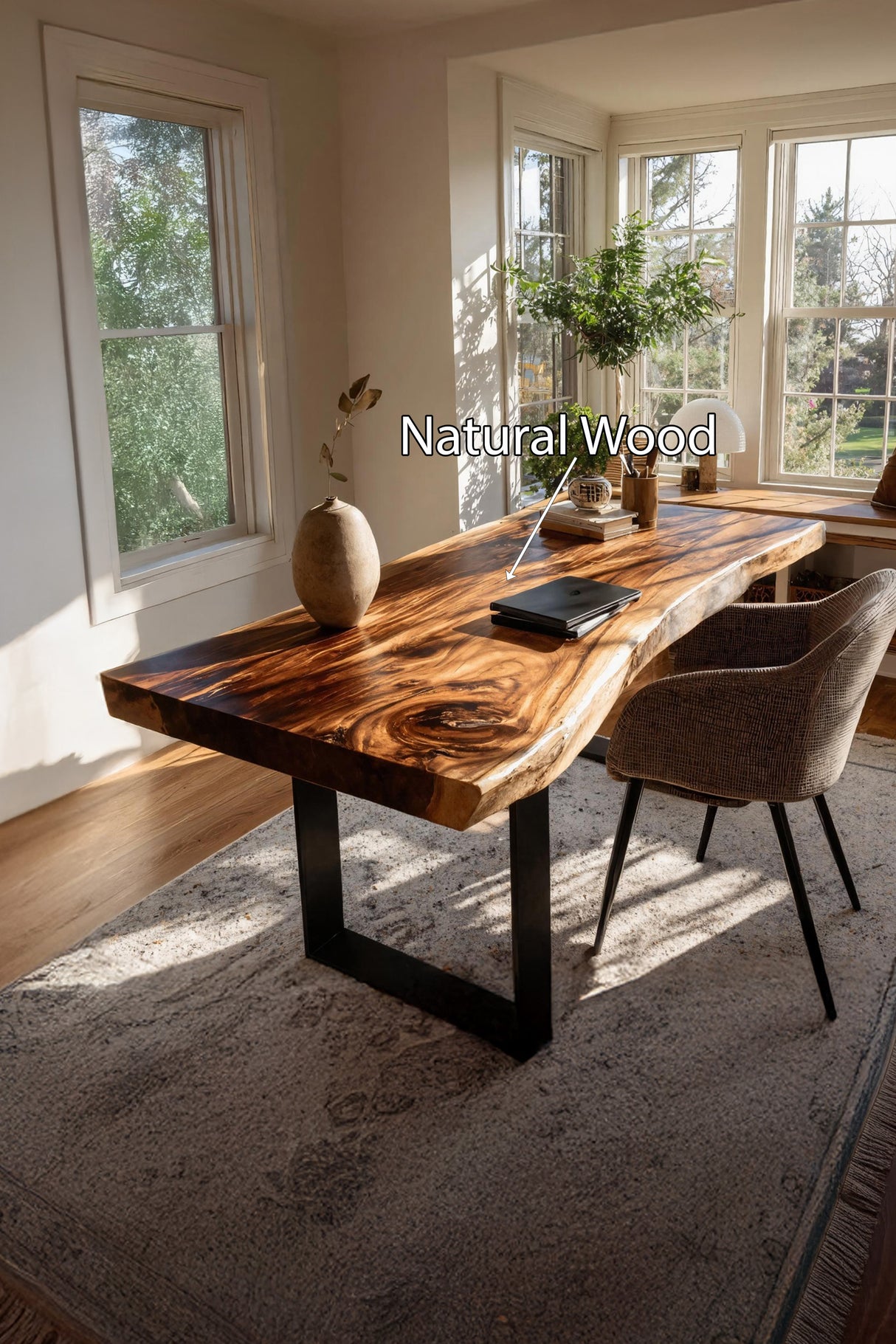 Handcrafted Solid Wood Tabletop For Furniture Decor