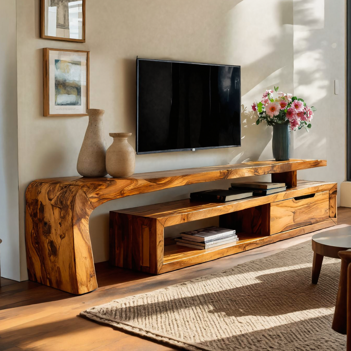 Scandinavian TV Cabinet For Living Room