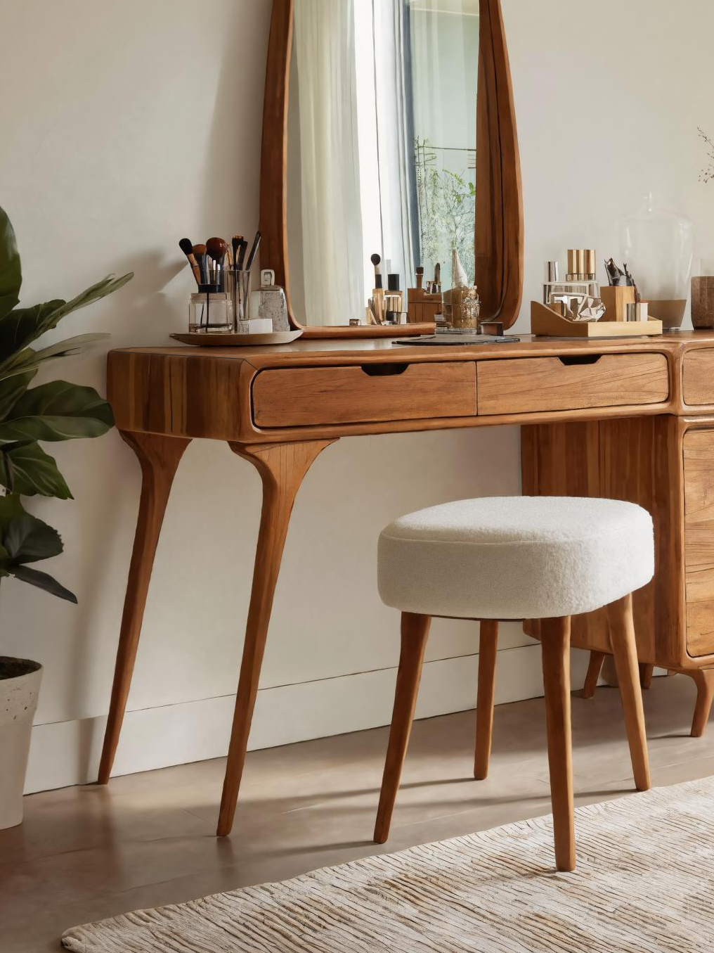 Modern Handmade Vanity Table For Bedroom