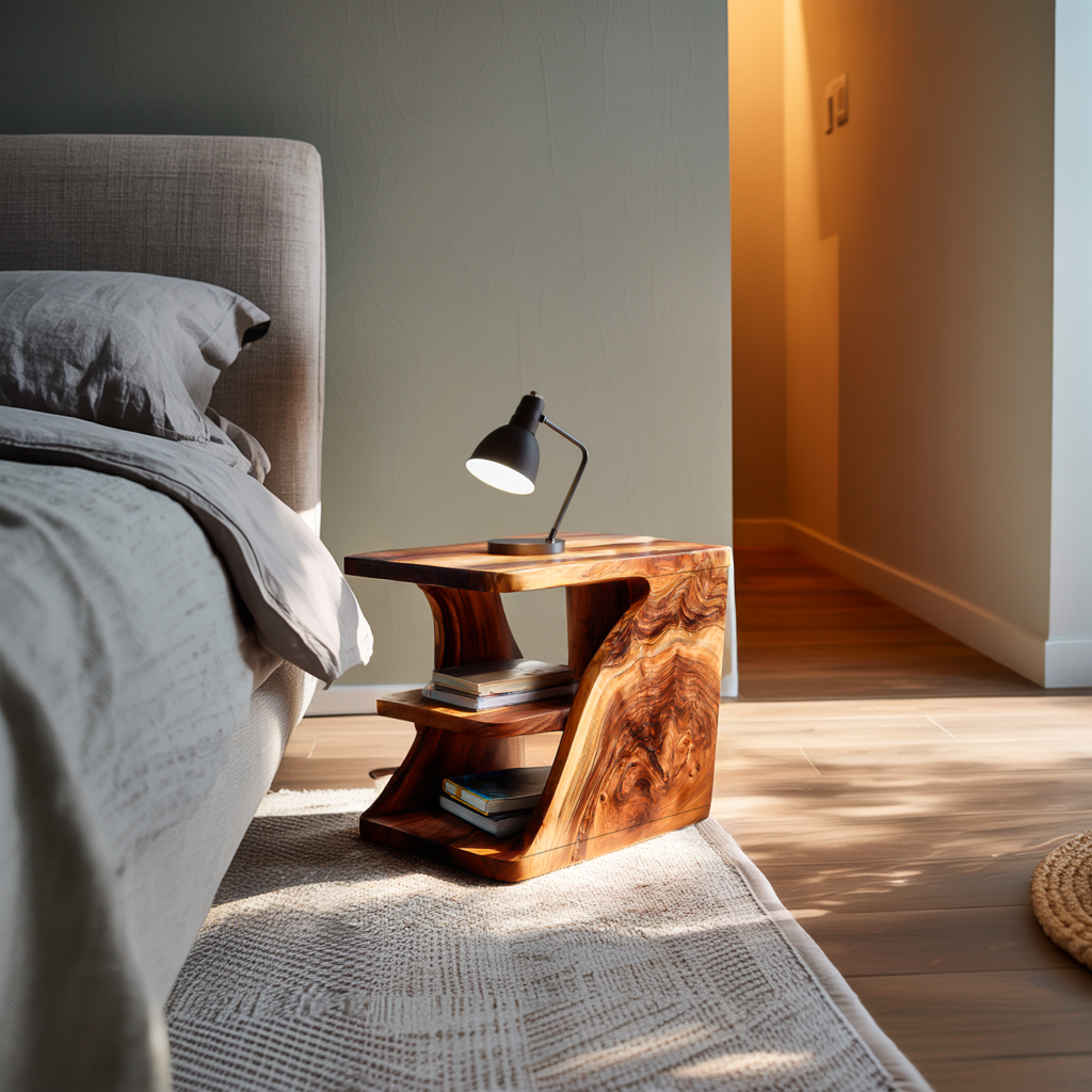 Handmade Wooden Side Table For Home Interior