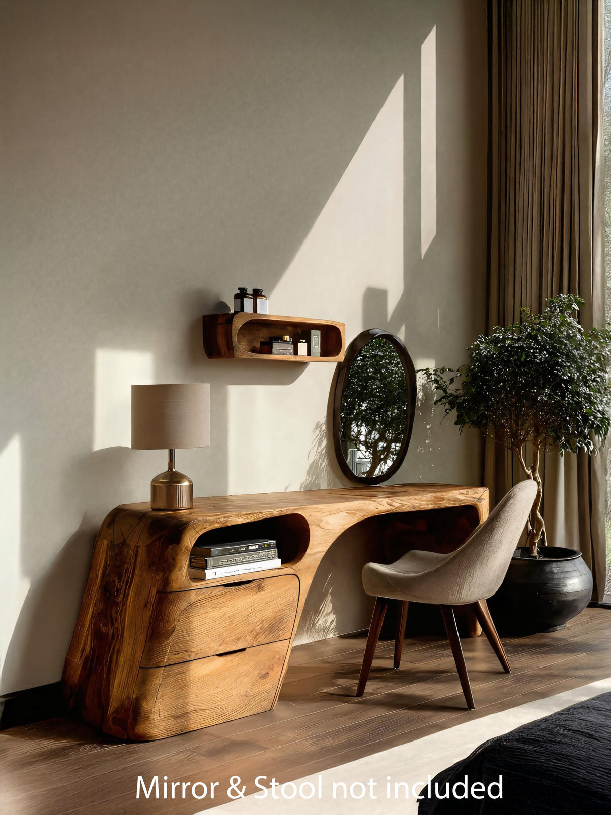 Modern Vanity Table With Storage Drawers For Bedroom