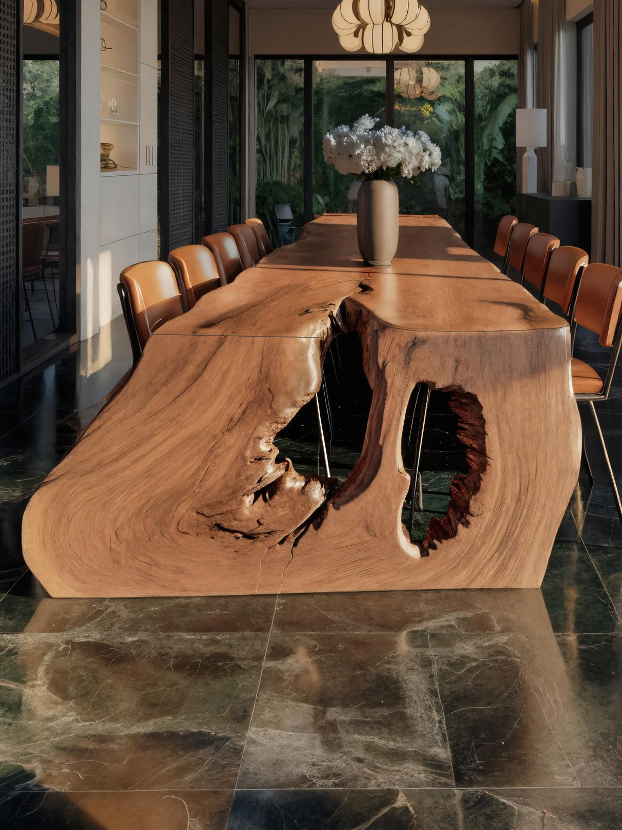 Handmade Sculptural Dining Table For Dining Room