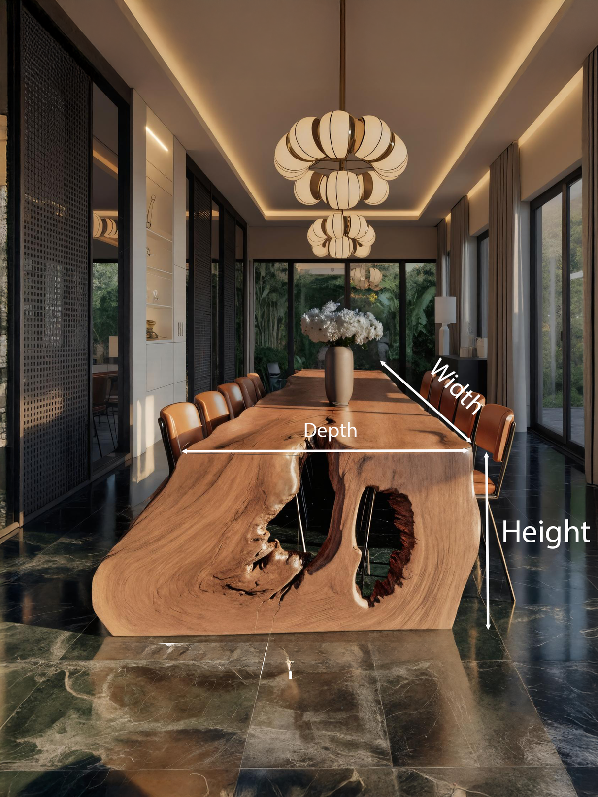 Handmade Sculptural Dining Table For Dining Room