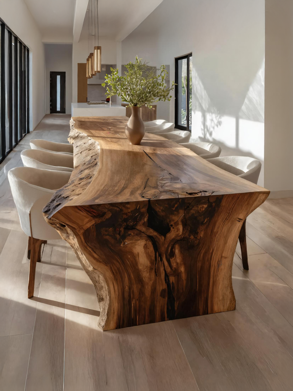 Handmade Live Edge Dining Table For Dining Room