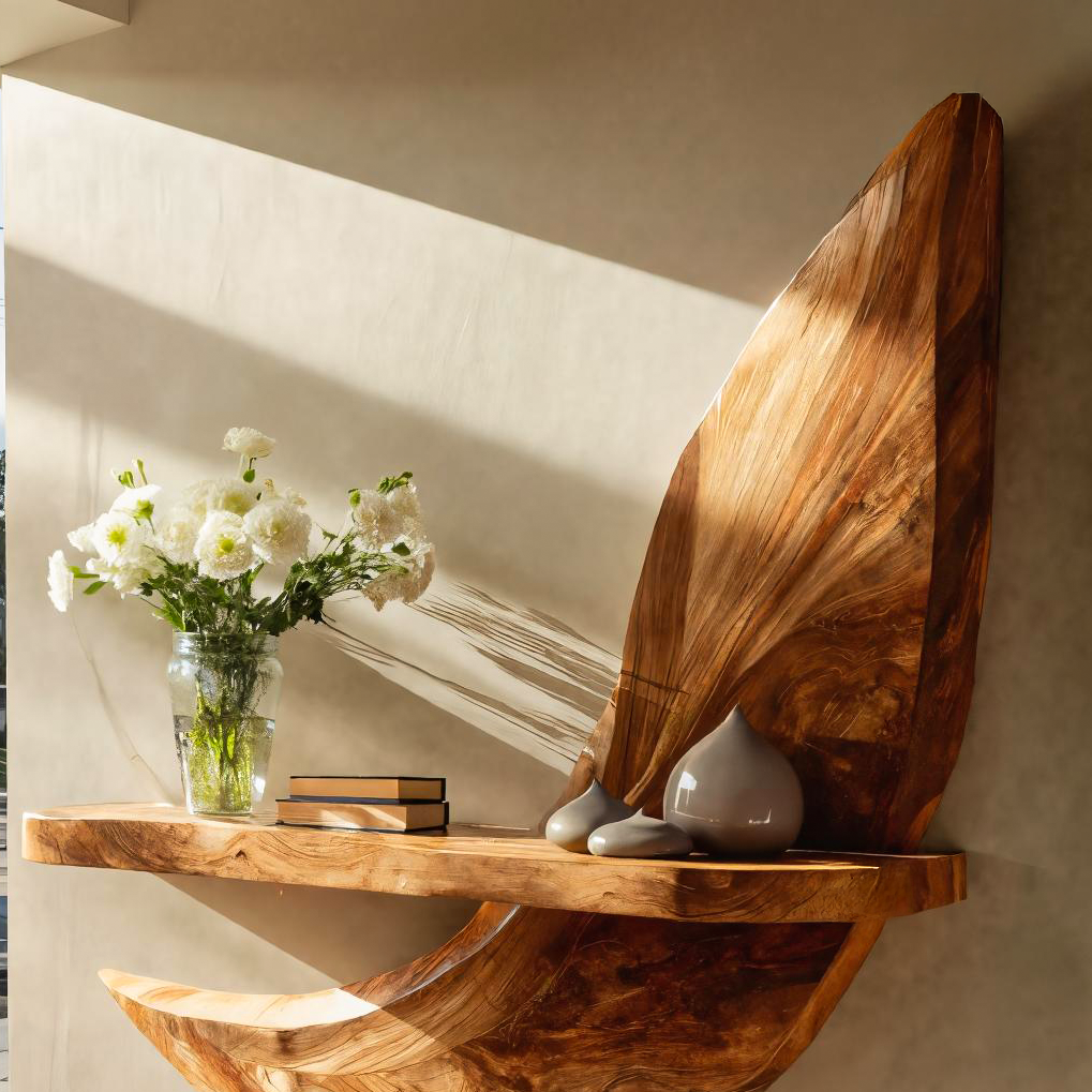 Artisan Display Shelf For Living Spaces