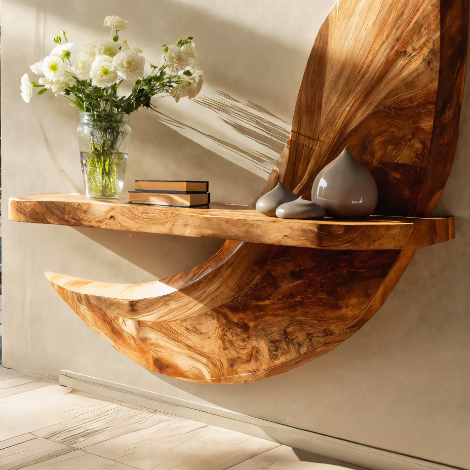 Artisan Display Shelf For Living Spaces