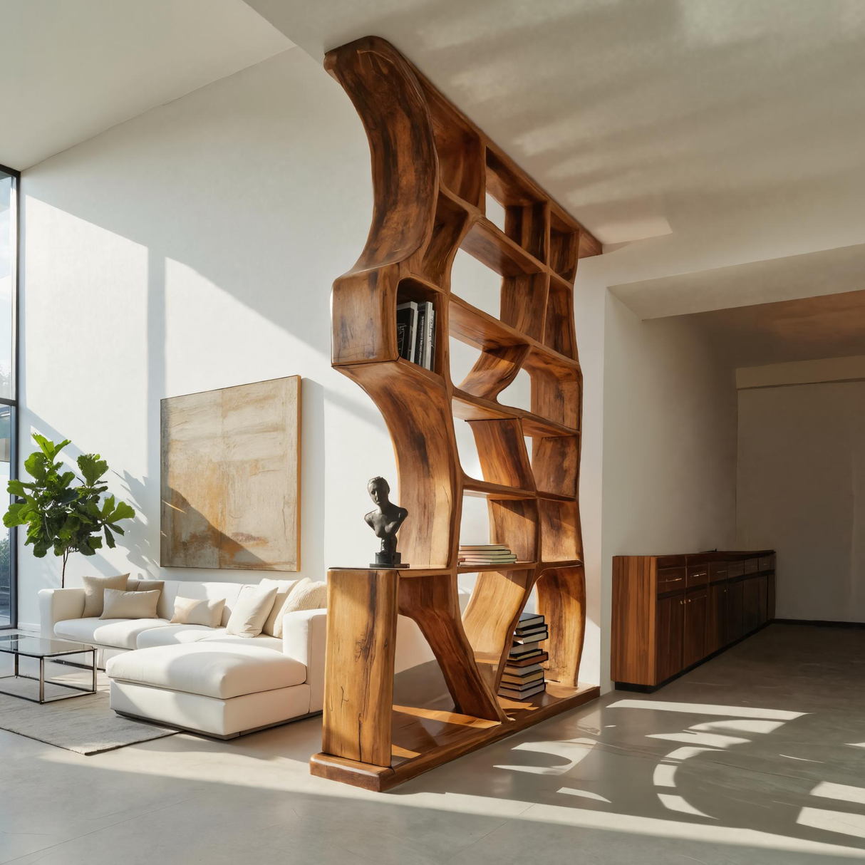 Modern Organic Room Divider For Living Room