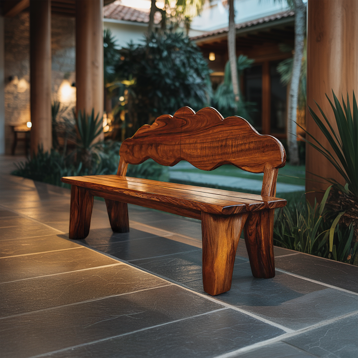 Solid Wood Entryway Bench For Modern Entryway Design