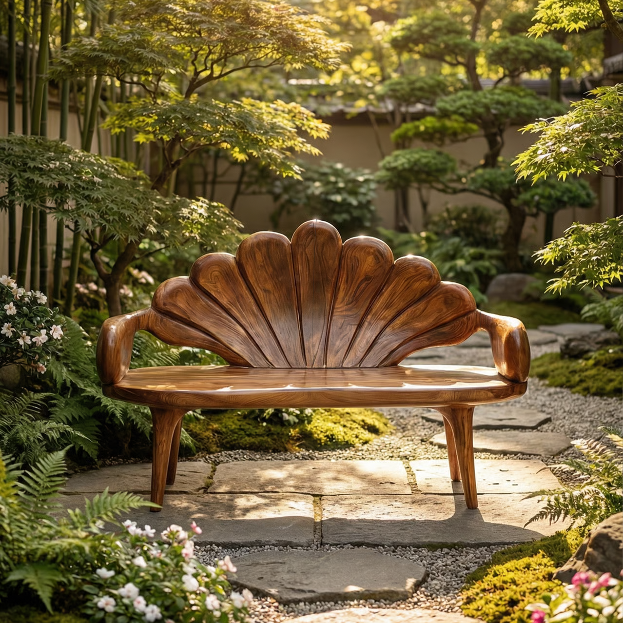 Handcrafted Entryway Bench In Solid Wood For Home Use