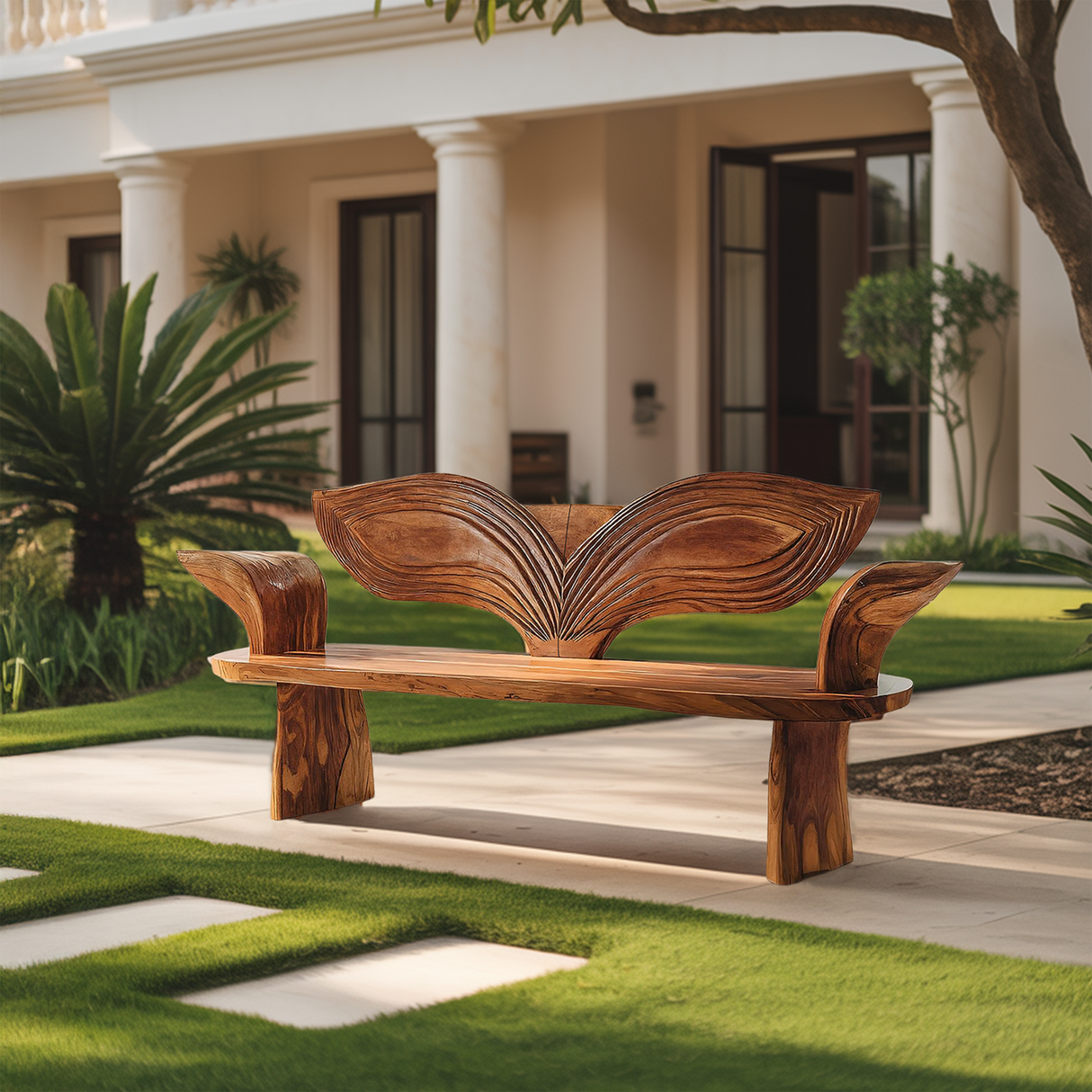 Rustic Solid Wood Entryway Bench For Hallway Furniture