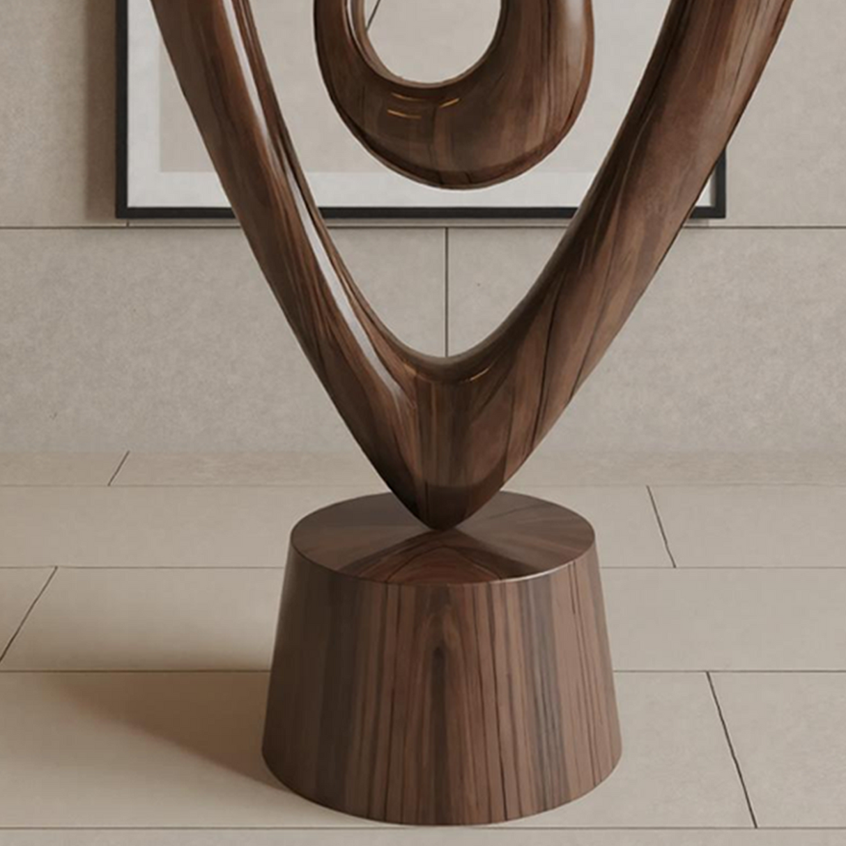 Rustic 3D Wood Art For Living Room Interior Wall Accent