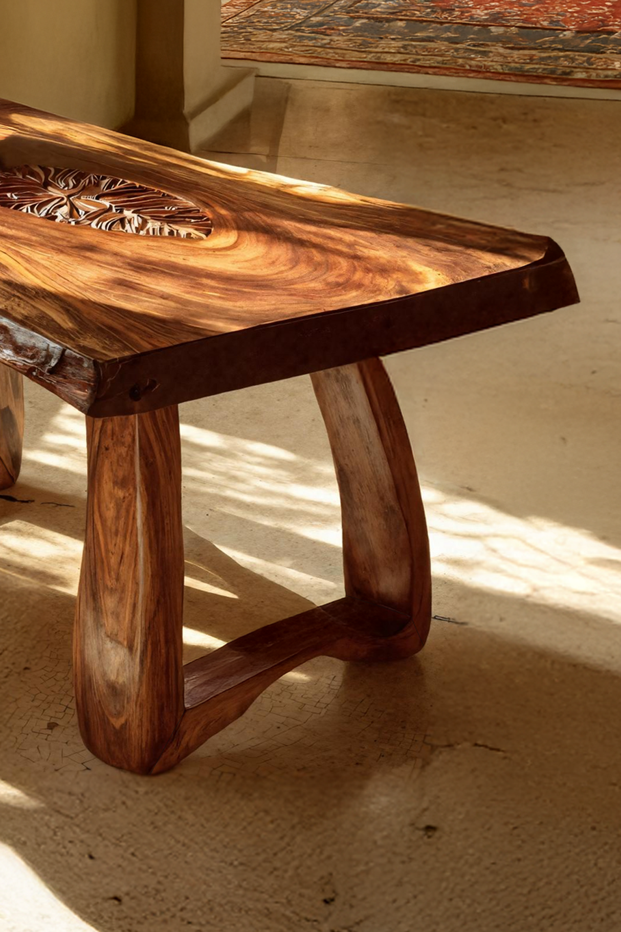 Farmhouse Handcrafted Live Edge Coffee Table For Furniture Decor