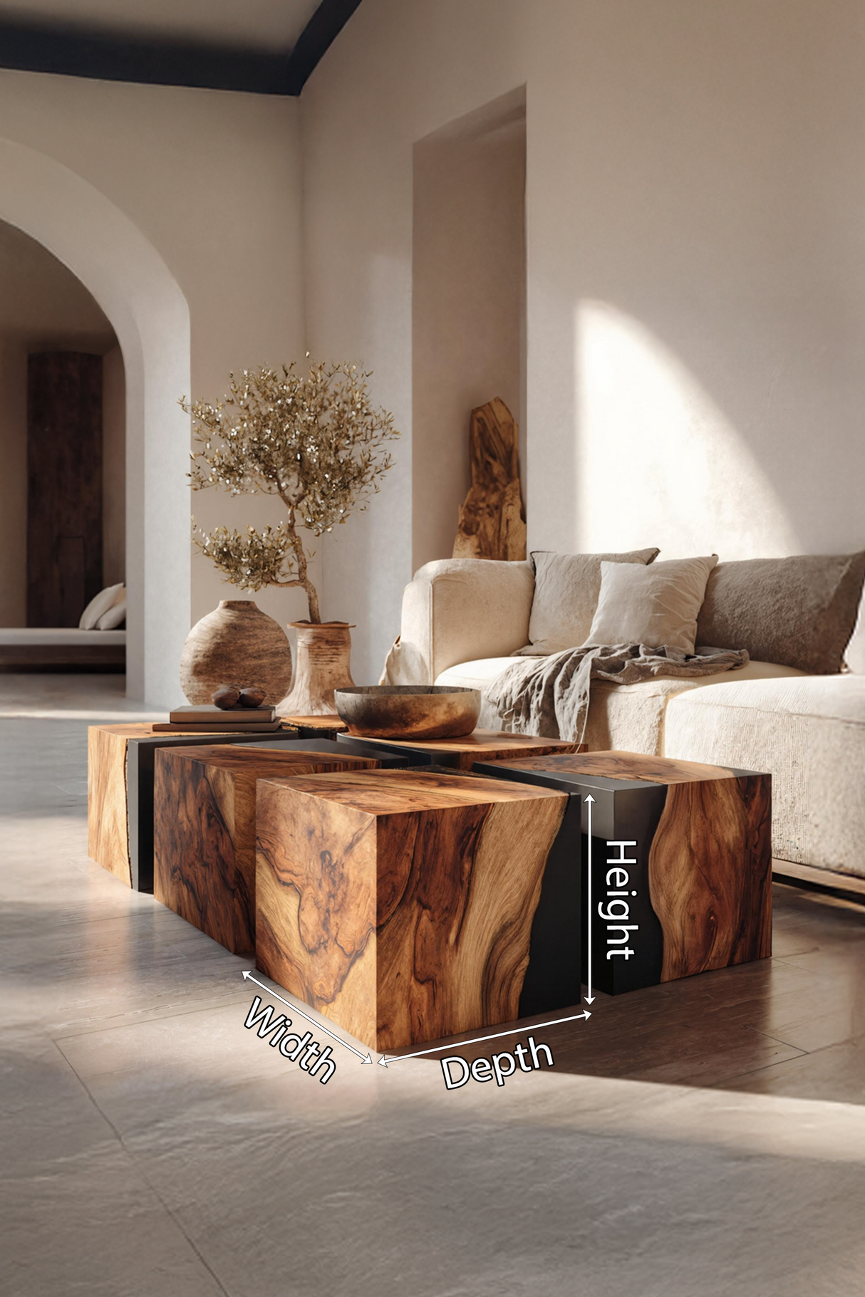 Modern Low Coffee Table For Small Living Room Spaces