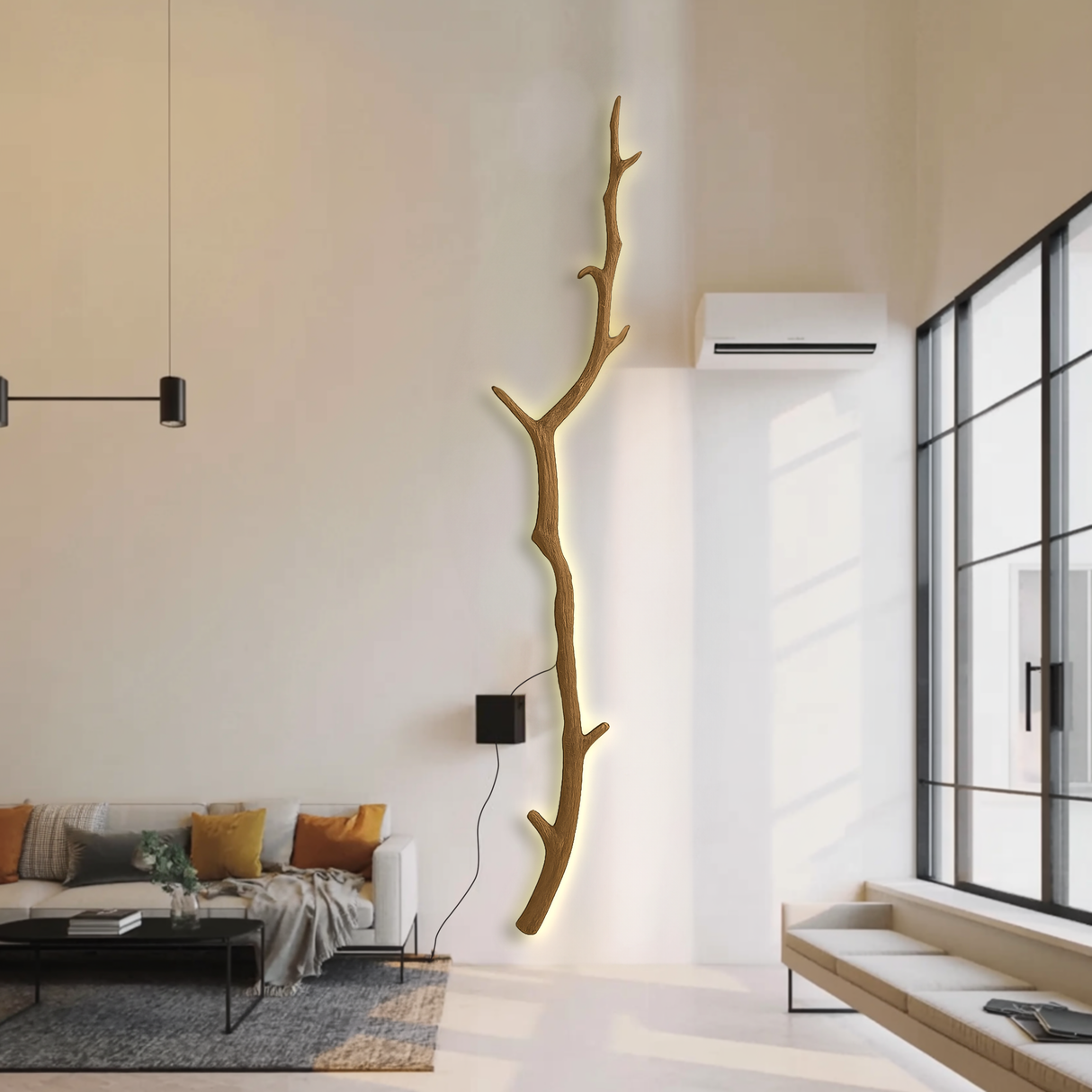 Minimalist Branch Wall Light For Hallway Or Living Room