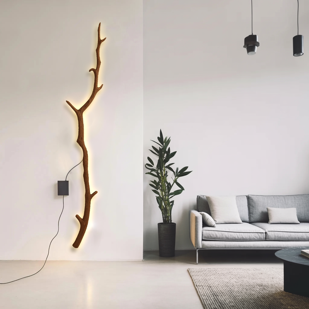 Minimalist Branch Wall Light For Hallway Or Living Room