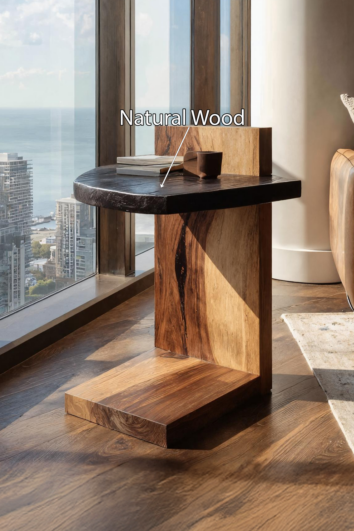 Handcrafted Wooden Side Table For Premium Furniture Look