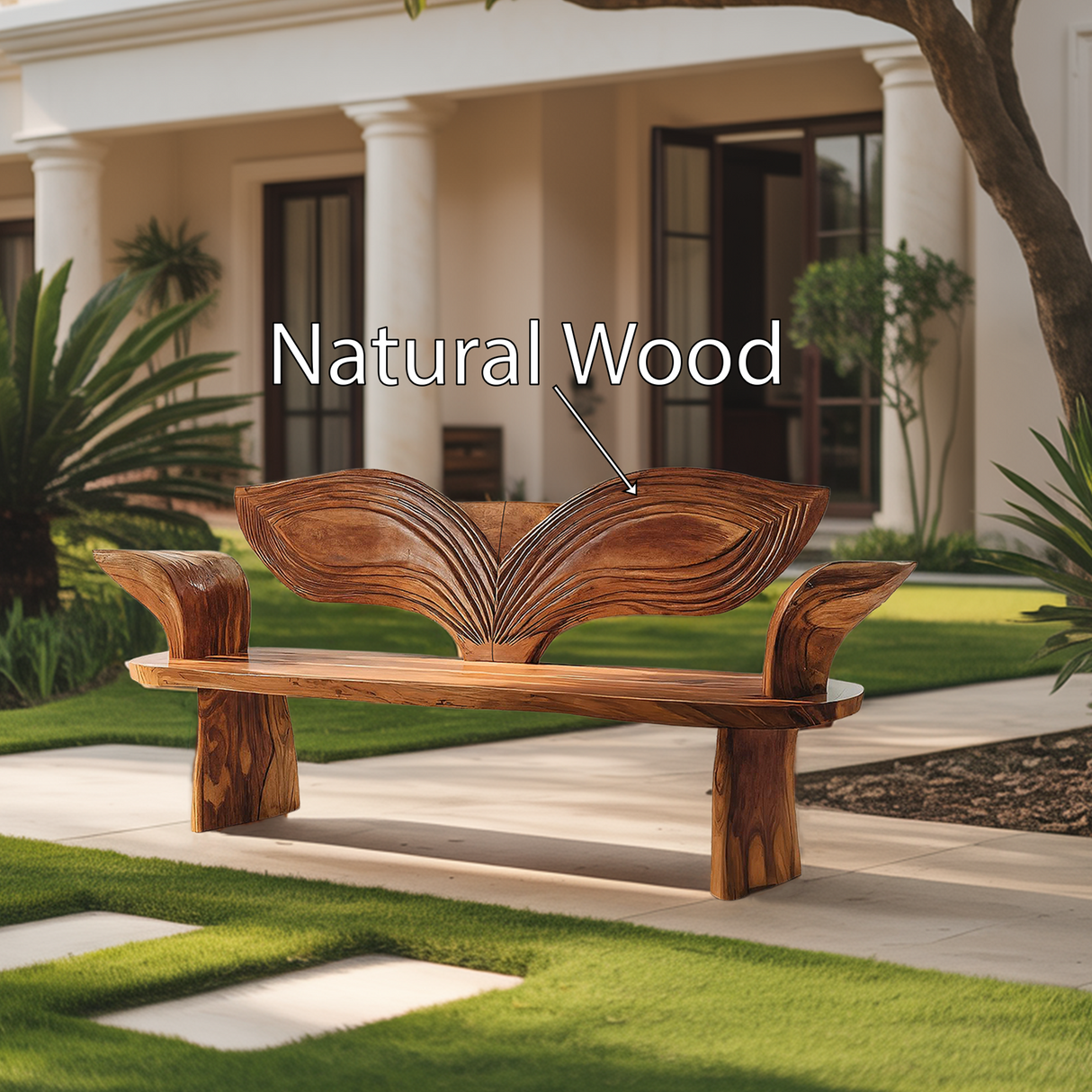 Rustic Solid Wood Entryway Bench For Hallway Furniture