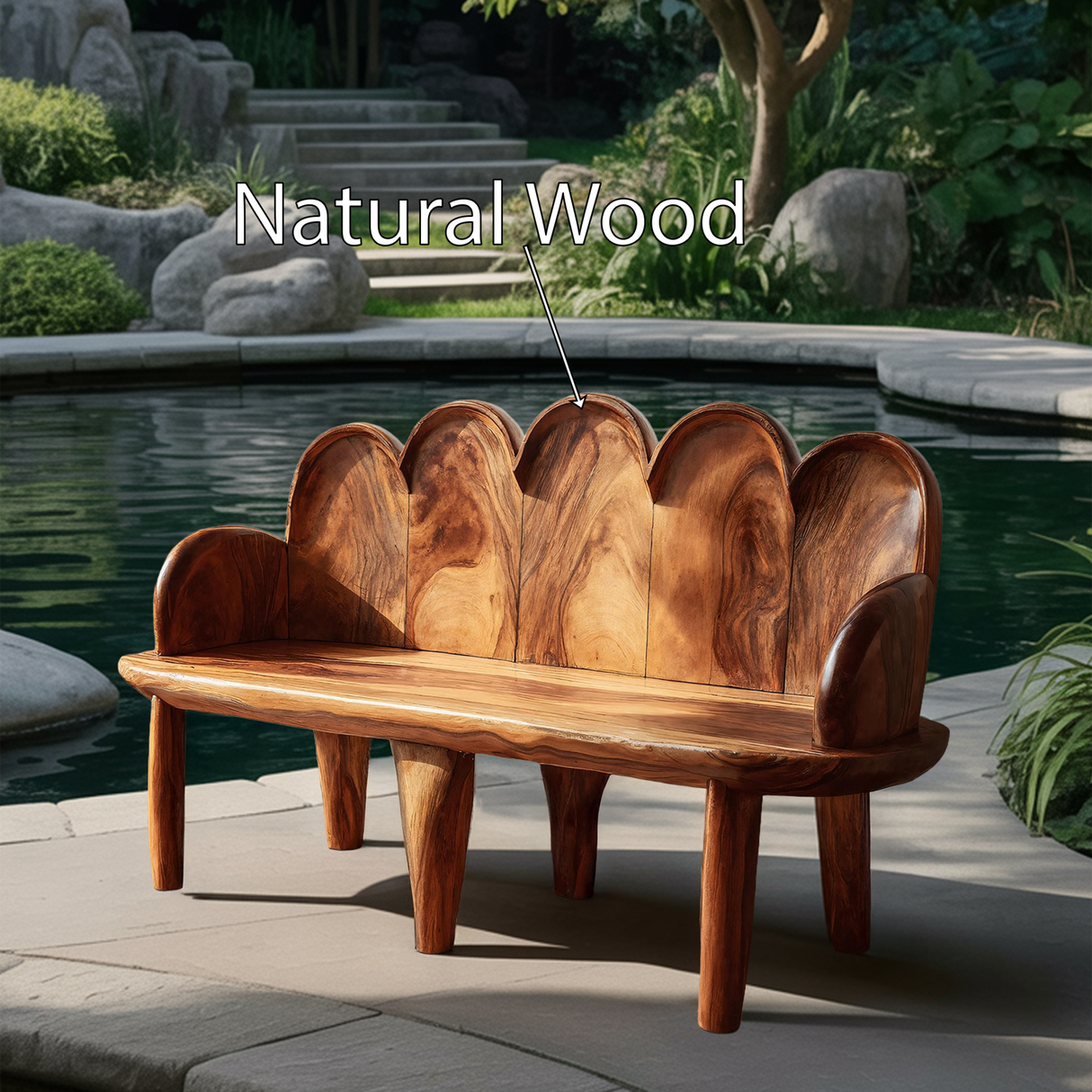 Natural Live Edge Entryway Bench For Home Entry Space