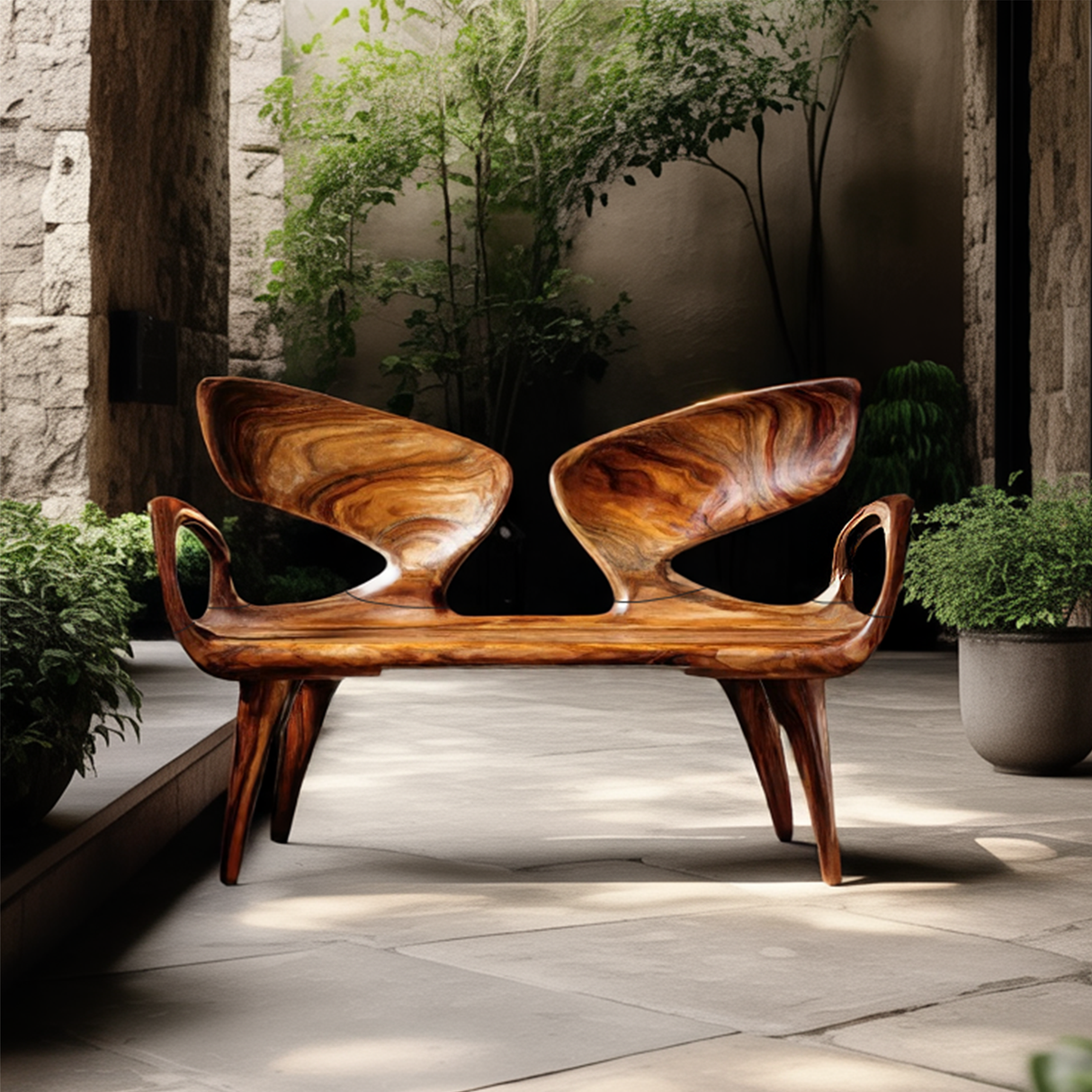 Rustic Solid Wood Entryway Bench For Modern Home Interiors